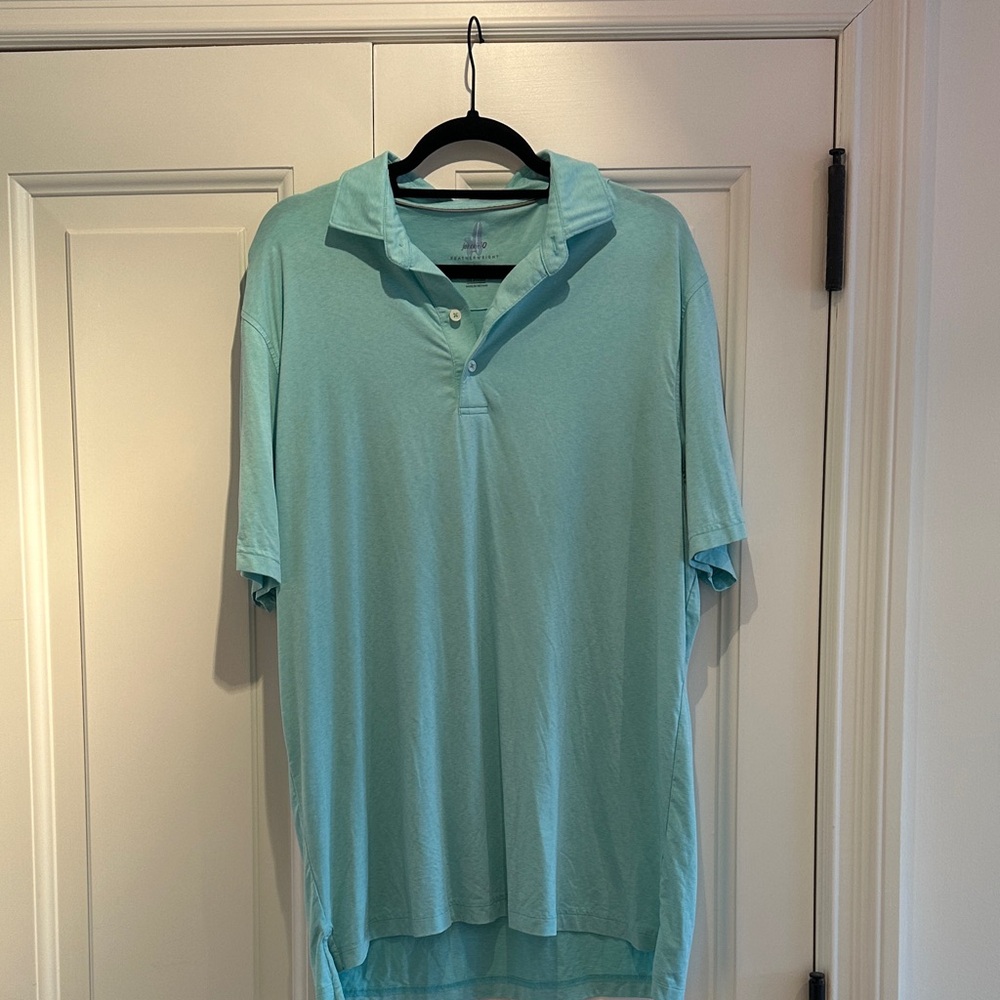 johnnie-O Light Blue Polo Shirt for Men